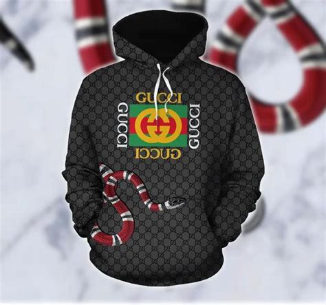 gucci tennis embroidered hoodie|gucci snake hoodie.